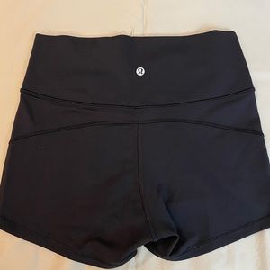 Black lululemon shorts